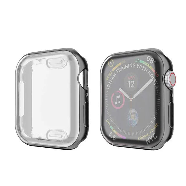 Cover For Apple Watch Ultra 3 2 1 49mm TPU Full Screen Protector Case iWatch Series 9 8 7 6 5 4 SE 45mm 41mm 44mm 40mm 42mm 38mm