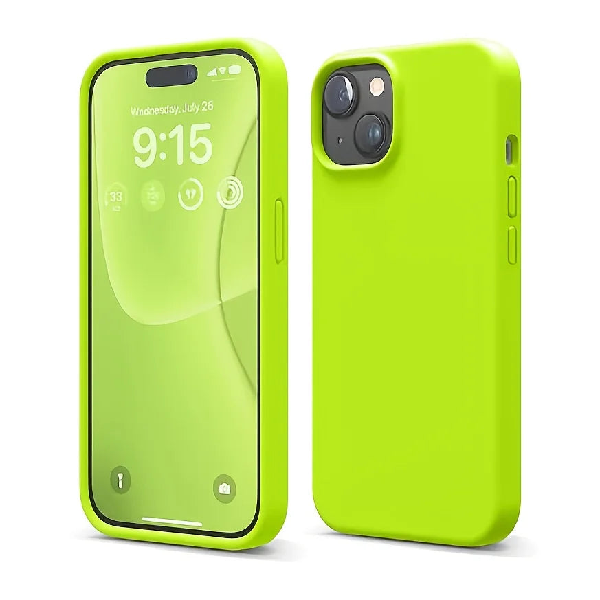 Shockproof SiliconeCase for iPhone11 12 13 mini softshell Anti-Scratch Anti-DropWashableratio/16colors tochoose from/withBox