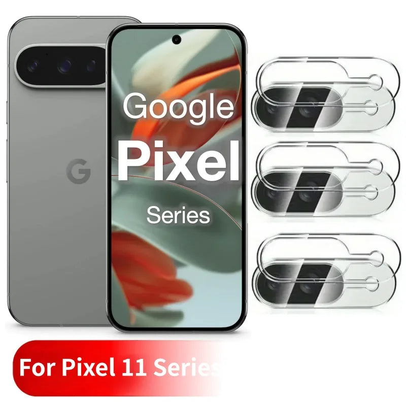 1-3Pcs HD Anti-Wear Camera Lens Tempered Glass Protector Film For Google Pixel 11 10 9 Pro XL 10A 9A 8 Pro Rear Anti-Scratch Cap