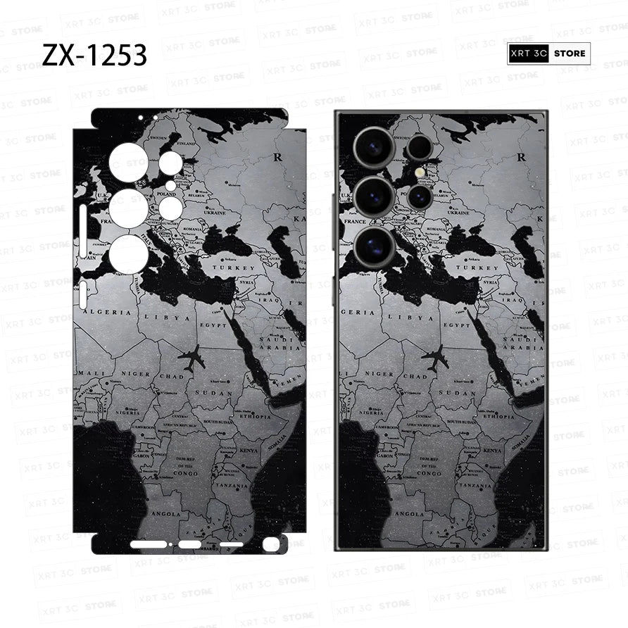 XRT Skin Sticker for Samsung Galaxy S24 S23 S26 S25 Ultra Note20 Decals Back Film Cover Screen Protector Wrap Ultra Thin
