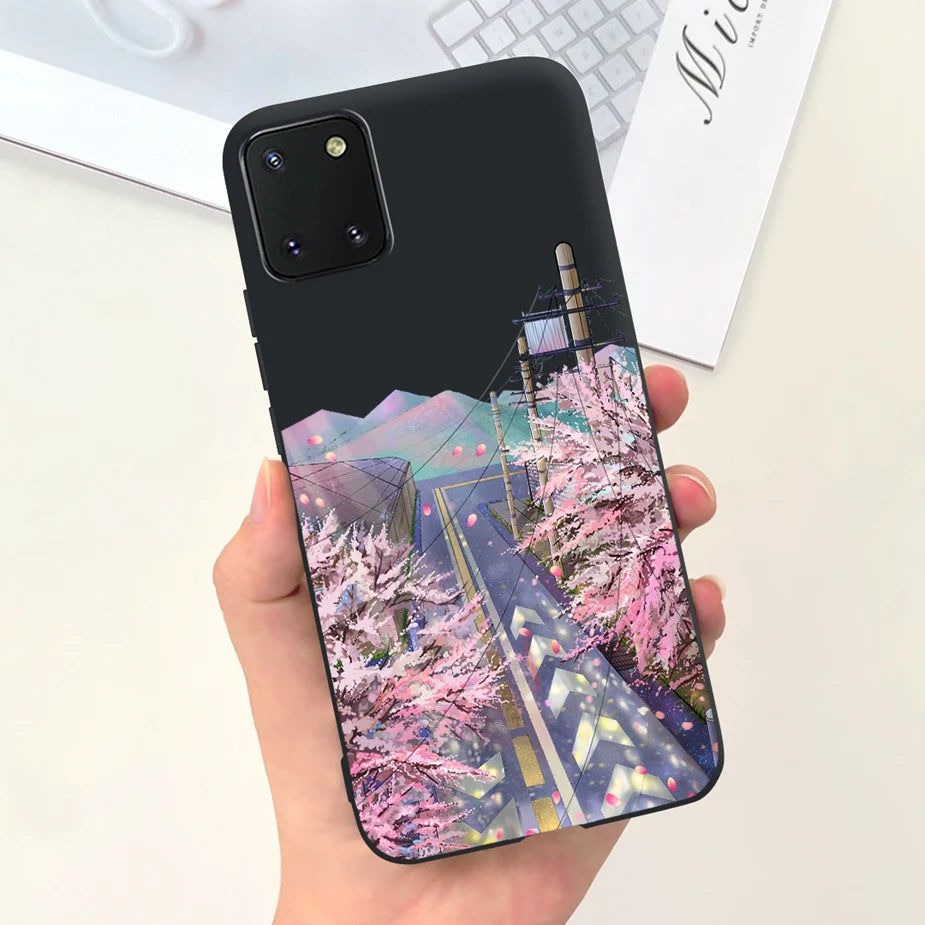 For Samsung Galaxy Note10 Lite Case SM-N770F 6.7'' Popular Candy Painted Cover Soft TPU Phone Case For Samsung Note 10 Lite Bags