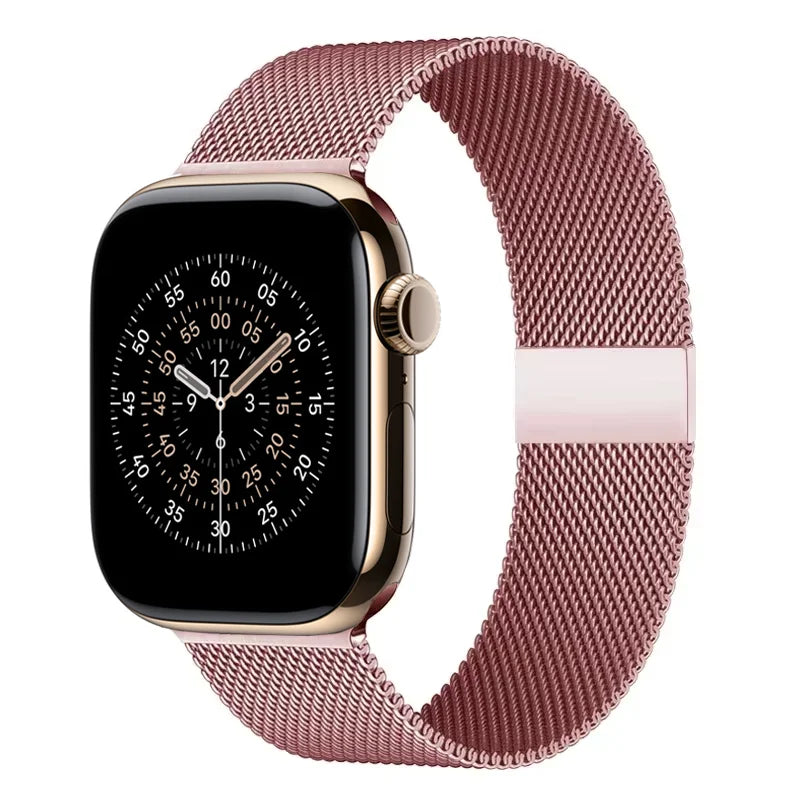 Milanese loop strap For Apple Watch band 11 46mm 44mm 40mm 41mm 42mm 45mm bracelet iwatch series 10 8 7 6 5 4 SE 9 Ultra 3 49mm