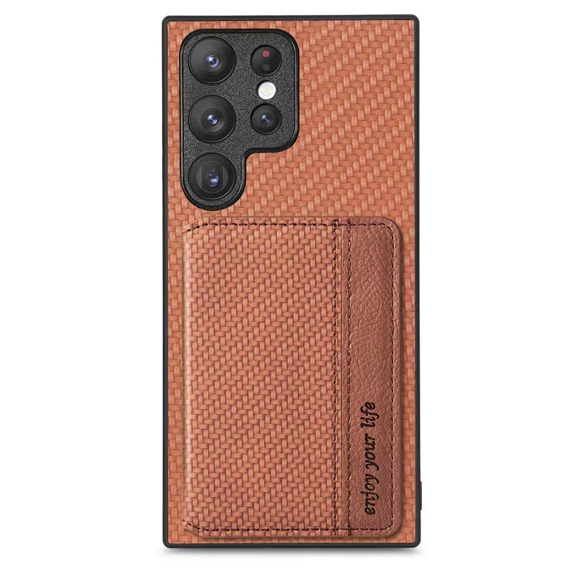 For Samsung S26 Ultra 5G Leather Wallet Back Case For Samsung Galaxy S26 S25 S24 S22 S21 Ultra Case S24 FE S25 S23 Plus Cover