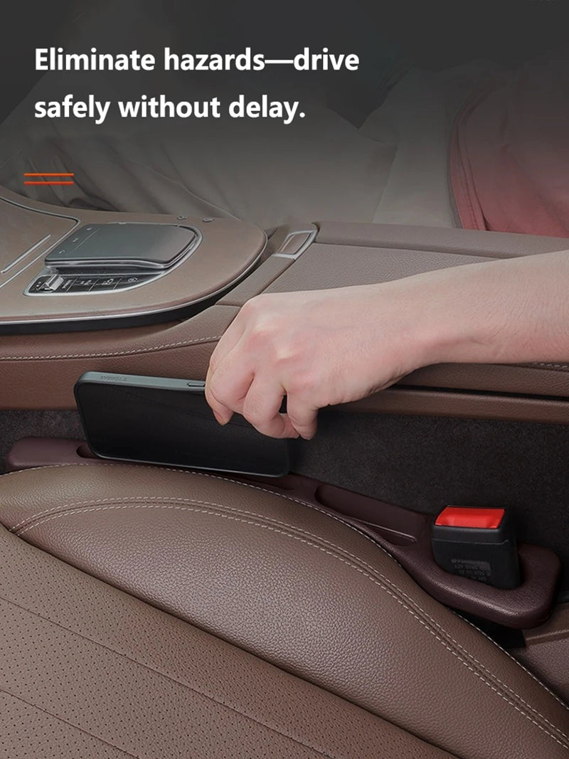 2pcs Car Seat Gap Filler Universal Various Vehicle Models Anti-Drop Interior Trim Accessories for Car Seat Side Gap Storage