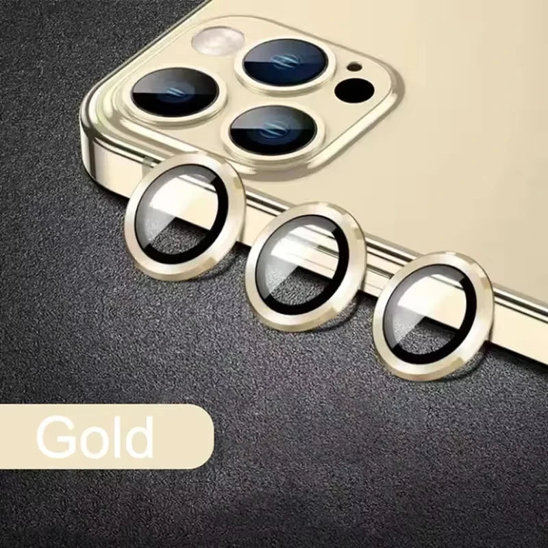 Metal Camera Lens Protector Glass For iPhone 16 17 15 13 18 11 12 14 Pro Max Air Back Lens Protection Film For iPhone 12 13 Mini