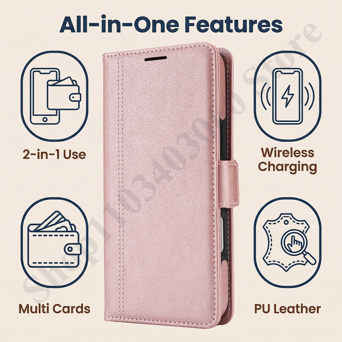 2 In 1 Leather Flip Case For Google Pixel 9 9pro 9A 10 10pro Pro XL 10A Cash Card Slots Holder Wireless Charging Phone Cover