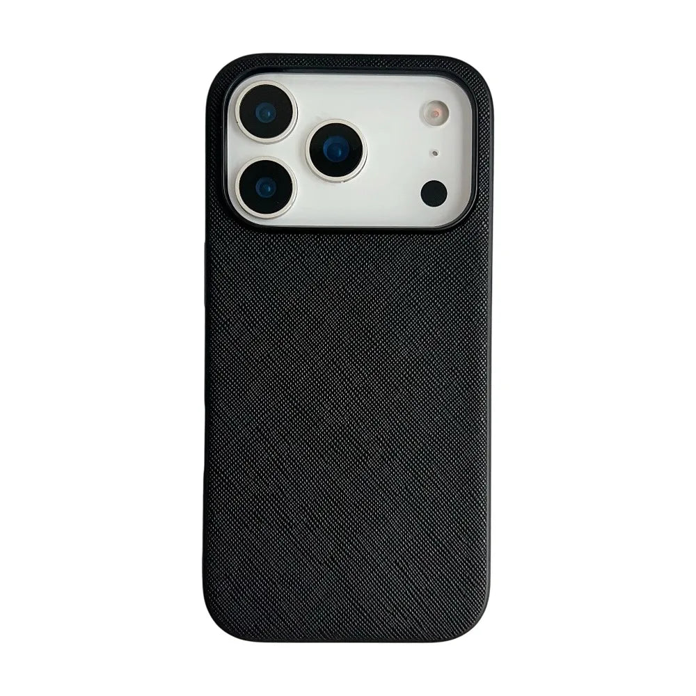 Snake Lichi Pattern Leopard Print PU Leather Case for IPhone 17 Air 16 15 14 Plus Pro Max Shockproof Rugged Protector Back Cover