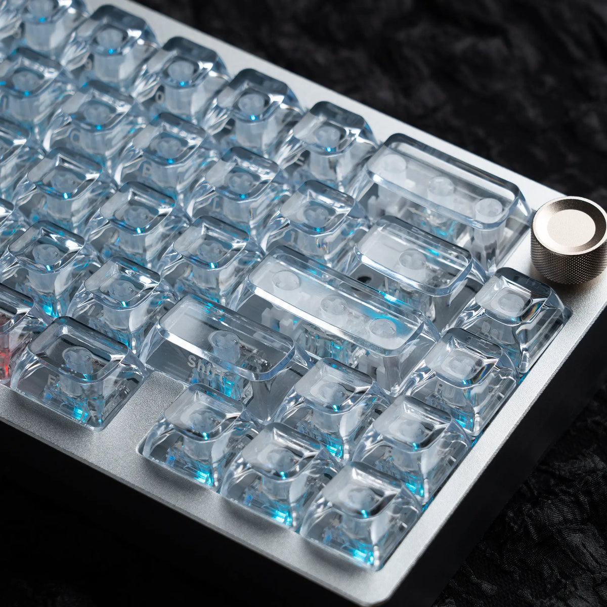 Womier 126 Keys Glittered Diamond RGB Shine Through Keycaps ASA Profile Personalized Set Gateron/Cherry MX Mechanical Keyboards