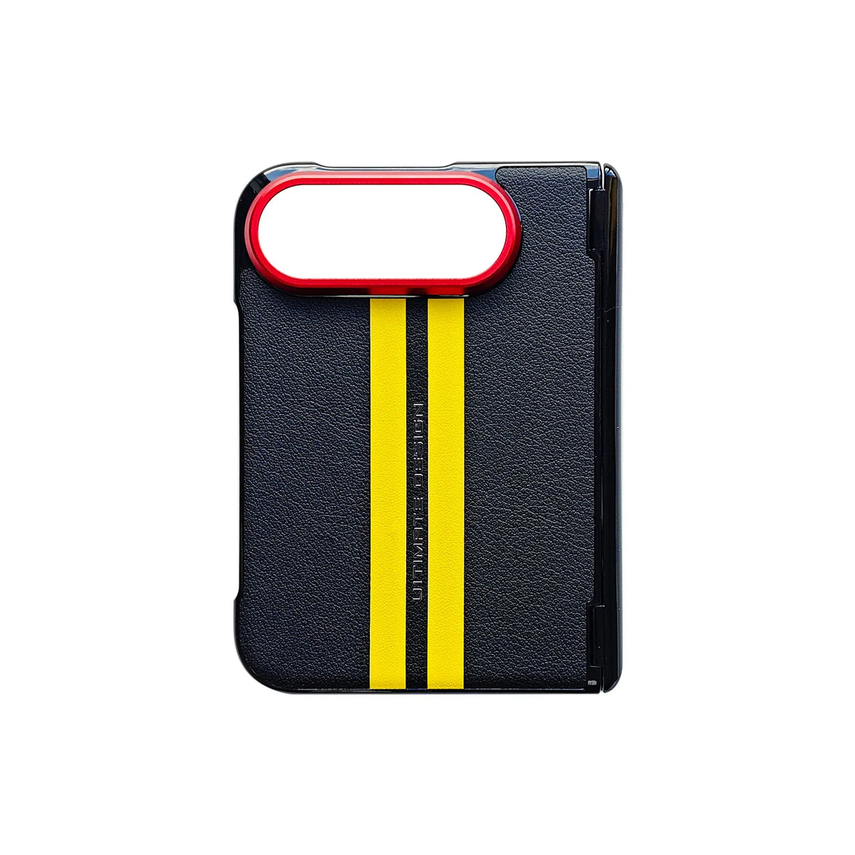 Business Premium Anti‑Scratch PU Leather Foldable Phone Case for IPhone Duo Slim Hard Shockproof Full‑Edge Protective Cover