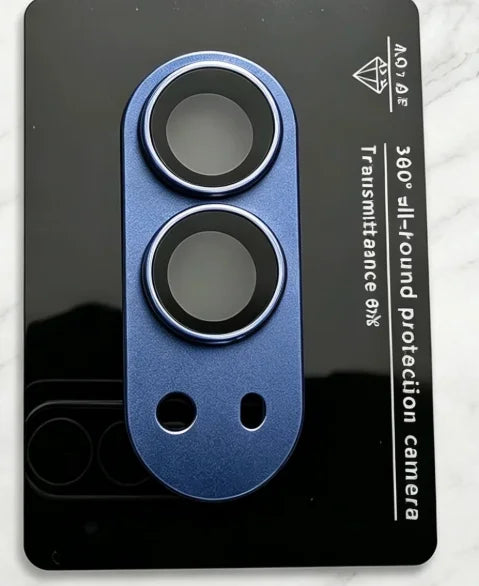 High-End AR&AF Frosted Armor Len1:1 Fit for iPhone Duo Camera Lens Protective Metal Film Tempered Glass Cover for Apple Fold 