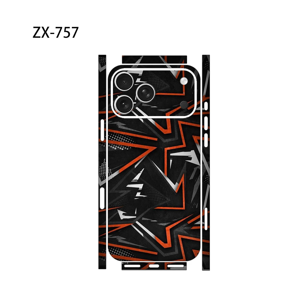 Oscar Skin Wrap Decal Vinyl Sticker Full Cover Back Film for iPhone 17/16/15/14/13 pro pro Max - Protective Skin Decal