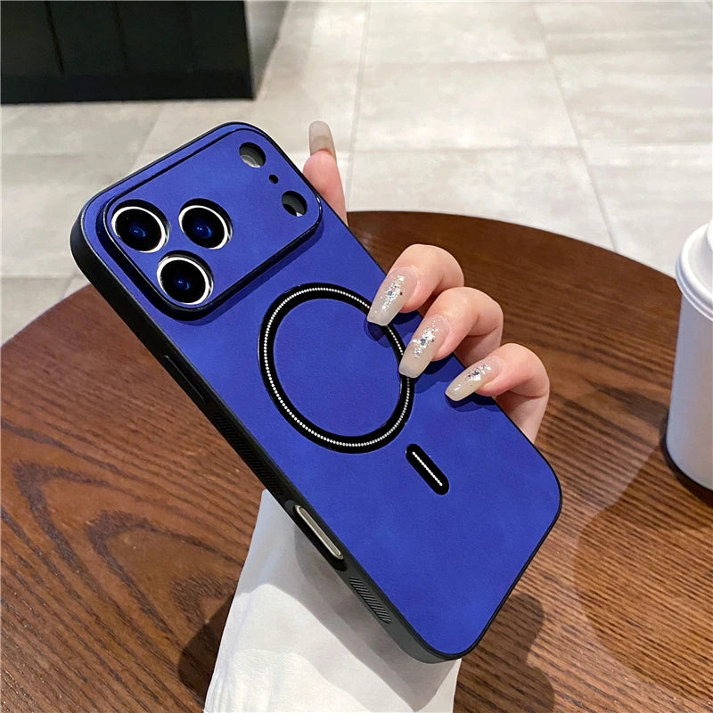Sheepskin Matte Magnetic Frosted Case For Magsafe Google Pixel 10 9 Pro XL 9A 8A 8 Pro Wireless Charging Shockproof Cover