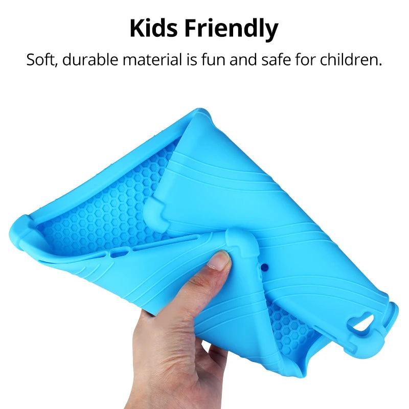For iPad 11th 10th Pro 11 13 Air 4 5 10.9 7th 8th 9th 10.2 Air 3 10.5 5th 6th Mini 4 5 6 7 Kids Case Soft Silicon Tablet Cover