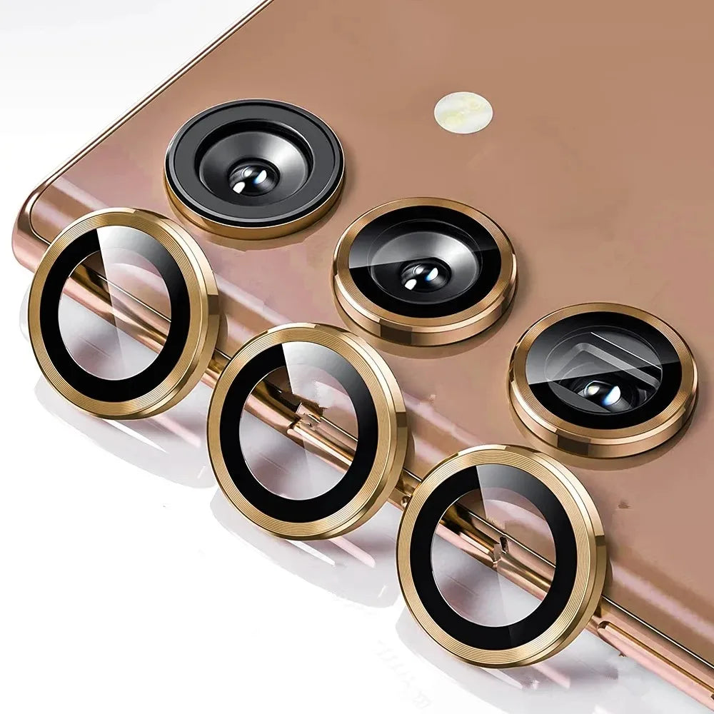 Metal Camera Lens Protector For Samsung Galaxy A57 A37 Anti Scratch 9H Tempered Glass Metal Ring For Galaxy A57 5G