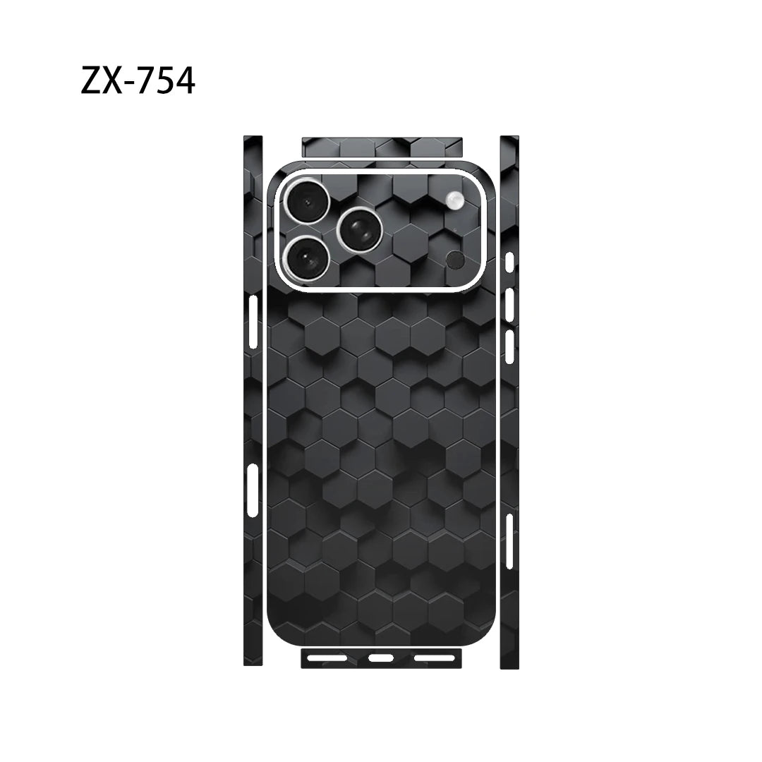 Oscar Skin Wrap Decal Vinyl Sticker Full Cover Back Film for iPhone 17/16/15/14/13 pro pro Max - Protective Skin Decal