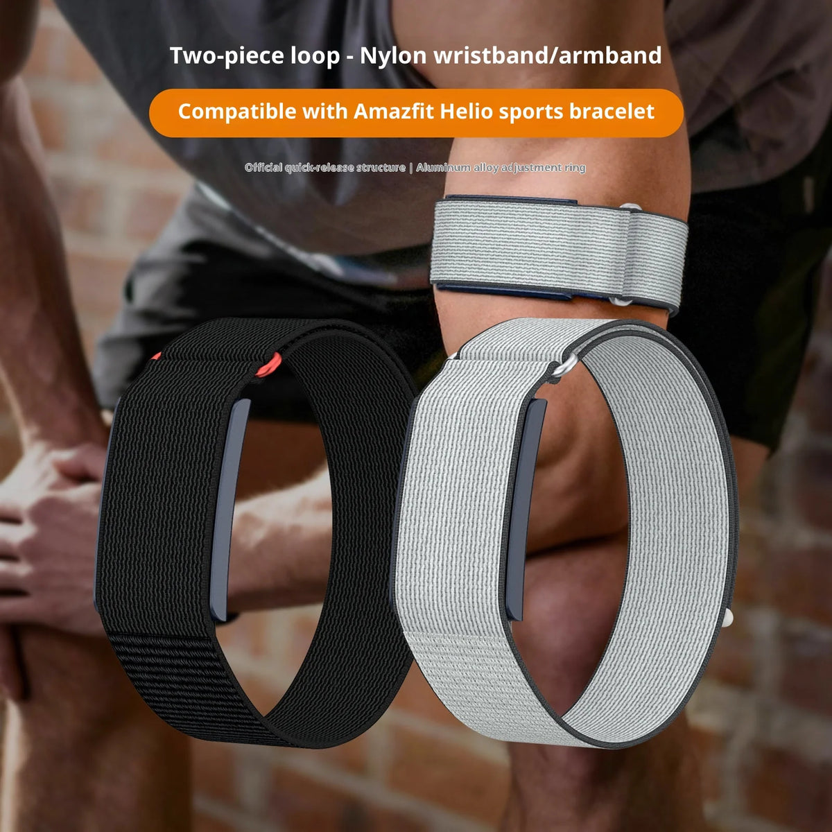 Nylon Woven Watch Band for Amazfit Helio Strap Sport Adjustable Wristband for Amazfit Helio Sport Gym Band Accessories Bracelet