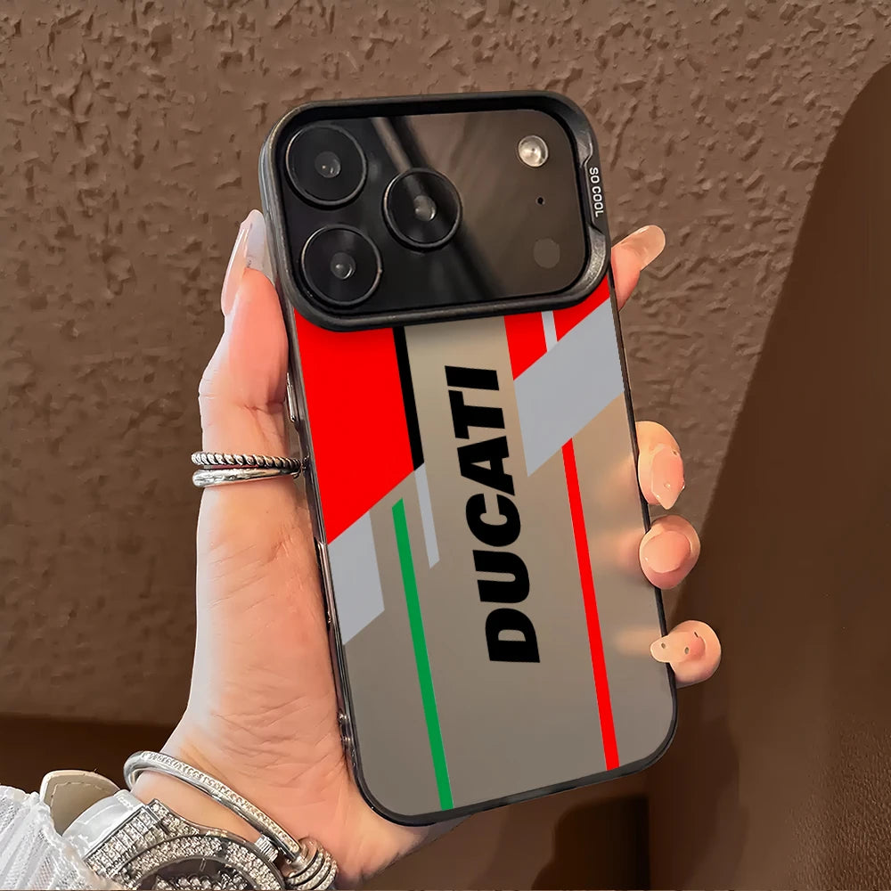 Fashion Racing For Samsung Galaxy S23 S24 S25 5G S26 Ultra Plus Fe Laser Cover D-DucatiS-S Cool IMD Case
