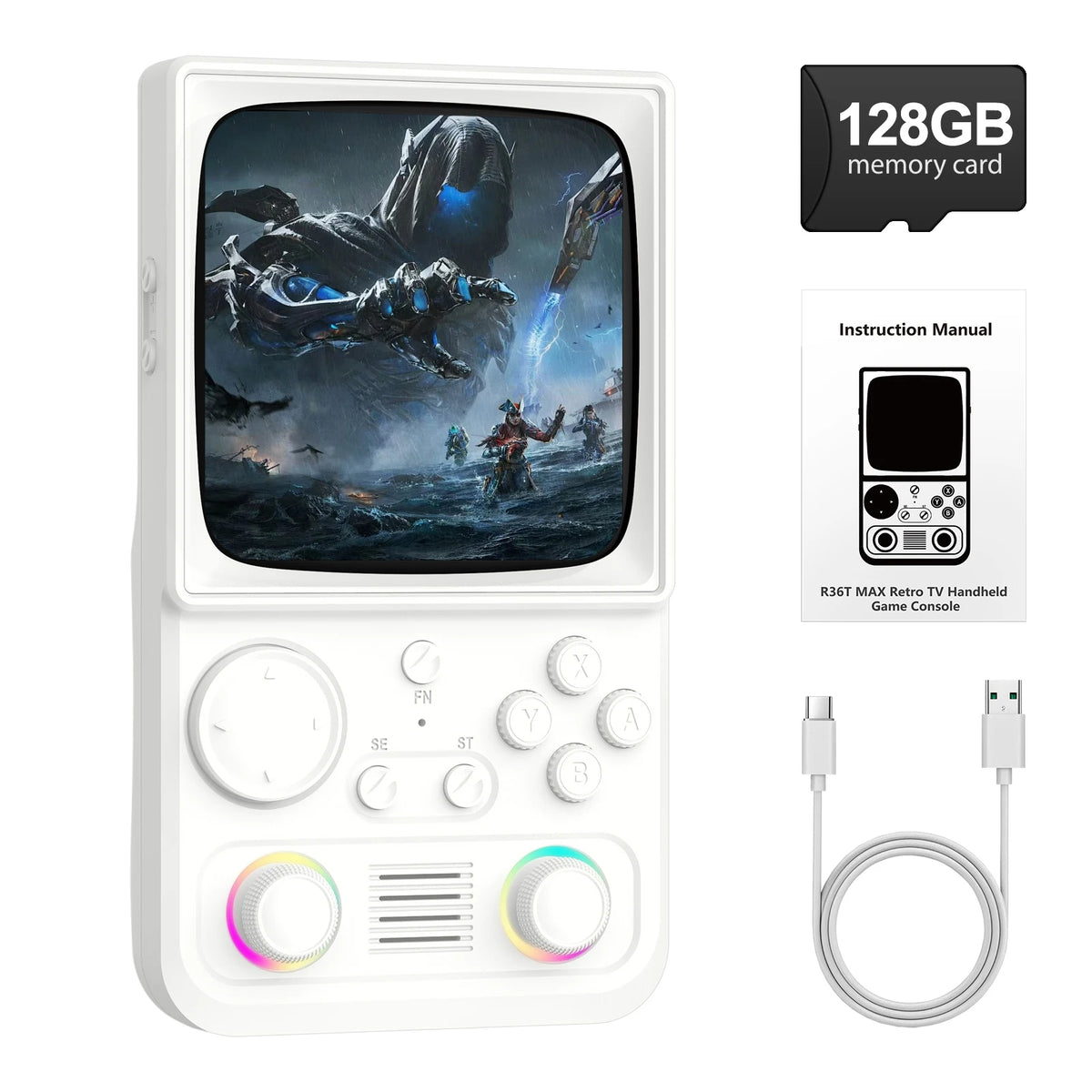 AISLPC RG40 MAX Handheld Game Console 64/128G 4.0" IPS Screen 5G Portable Pocket Game Player