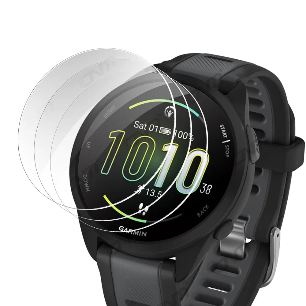 9H Premium Tempered Glass for Garmin Forerunner 165 Music Smart Watch Clear HD Screen Protector for Garmin 165 Protective Film