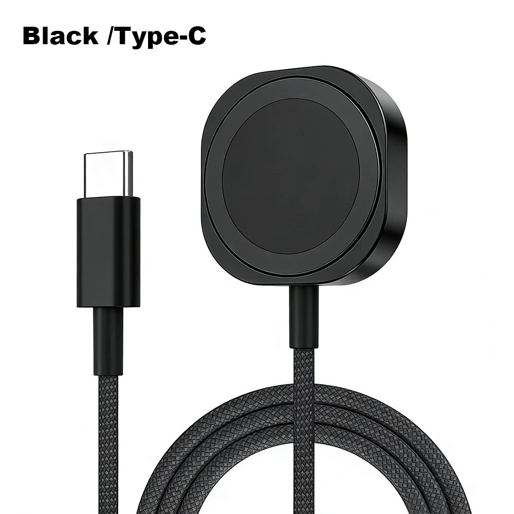 New Magnetic Wireless USB A Fast Charger Type C Charging Cable For Apple Watch Series 10 9 8 7 6 5 4 3 2 1 Ultra Edition iWatch