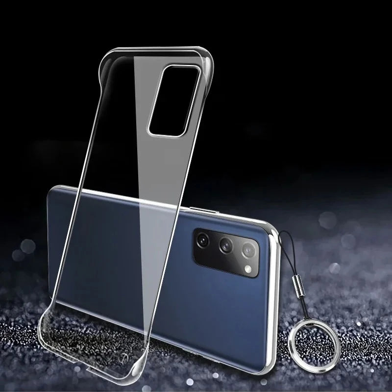 Slim Frameless Clear Phone Case For Samsung Galaxy S26 S25 S24 S23 S22 S21 S20 FE S10 S9 Note 20 Ultra 10 Plus Hard PC Cover