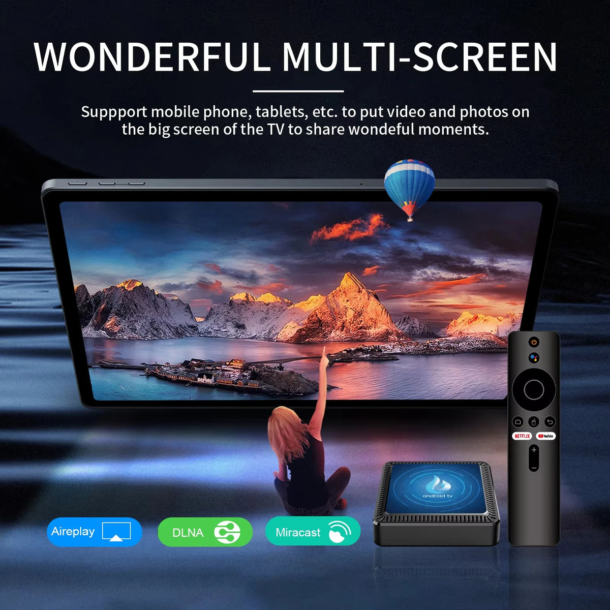 Q17 Smart TV Box Android 16 Bluetooth6.0 Allwinner H313 Quad Core 8K Ultra HD 8GB+256GB Google Netflix Media Player Set Top Box
