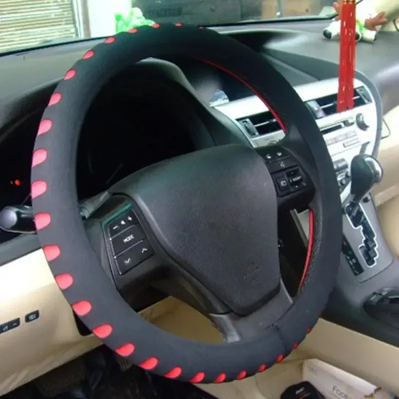 Car Steering Wheel Cover 5 Colors New EVA Punching Universal Car Steering Wheel Cover Diameter 38cm Automotive Sup