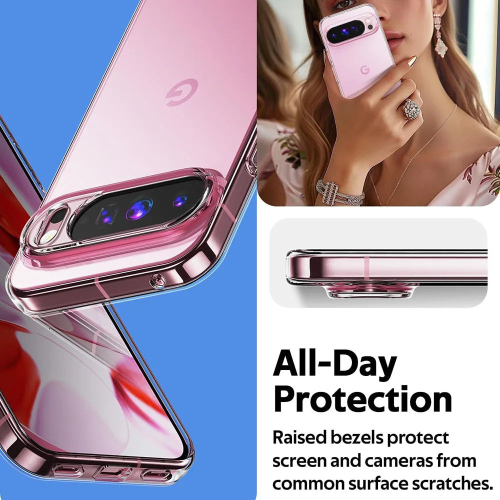 Simple Slim Soft TPU Clear Transparent Phone Case For Google Pixel 10 Pro XL 10A Pixel10Pro XL 5G Cover Fundas Capa Perfect Fit