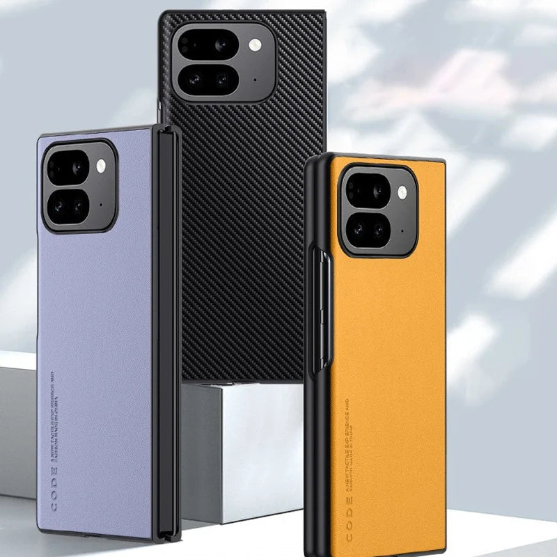 Luxury PU Leather Case For Google Pixel 9 10 11 Pro Fold Back Cover Full Protection Phone Cases Pixel 11 10 9 Pro Fold Bumper