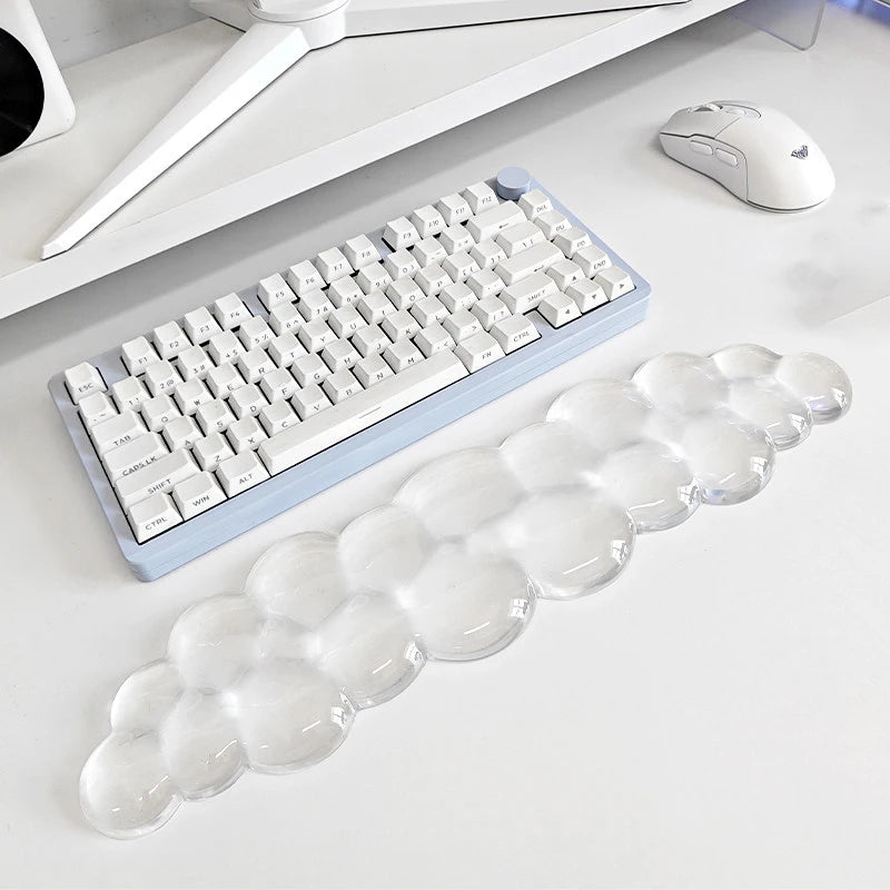 Cloud Keyboard and Mouse Wrist Rest Cute Wrist Support and Arm Support Keyboard Rest for Keyboard and Mouse Typing Pain Relief