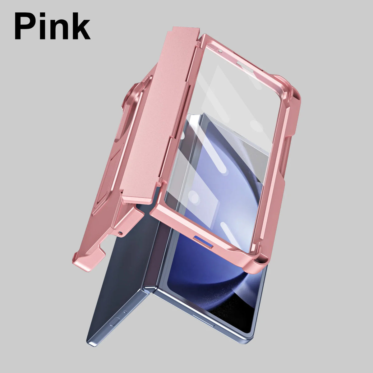 Suitable for Samsung Fold7/Fold6/Fold5/Fold4/Fold3 Stand, Stylus, Tempered Glass Full-Cover Protective Folding Phone Case