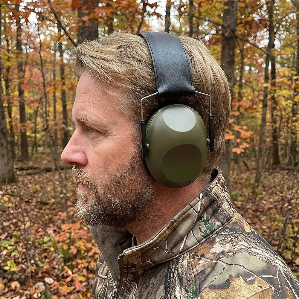 Tactical Noise-Canceling Ear Defenders | Folding Hearing Protection for Hunting & Shooting | Pro-Grade Soundproof Muffs