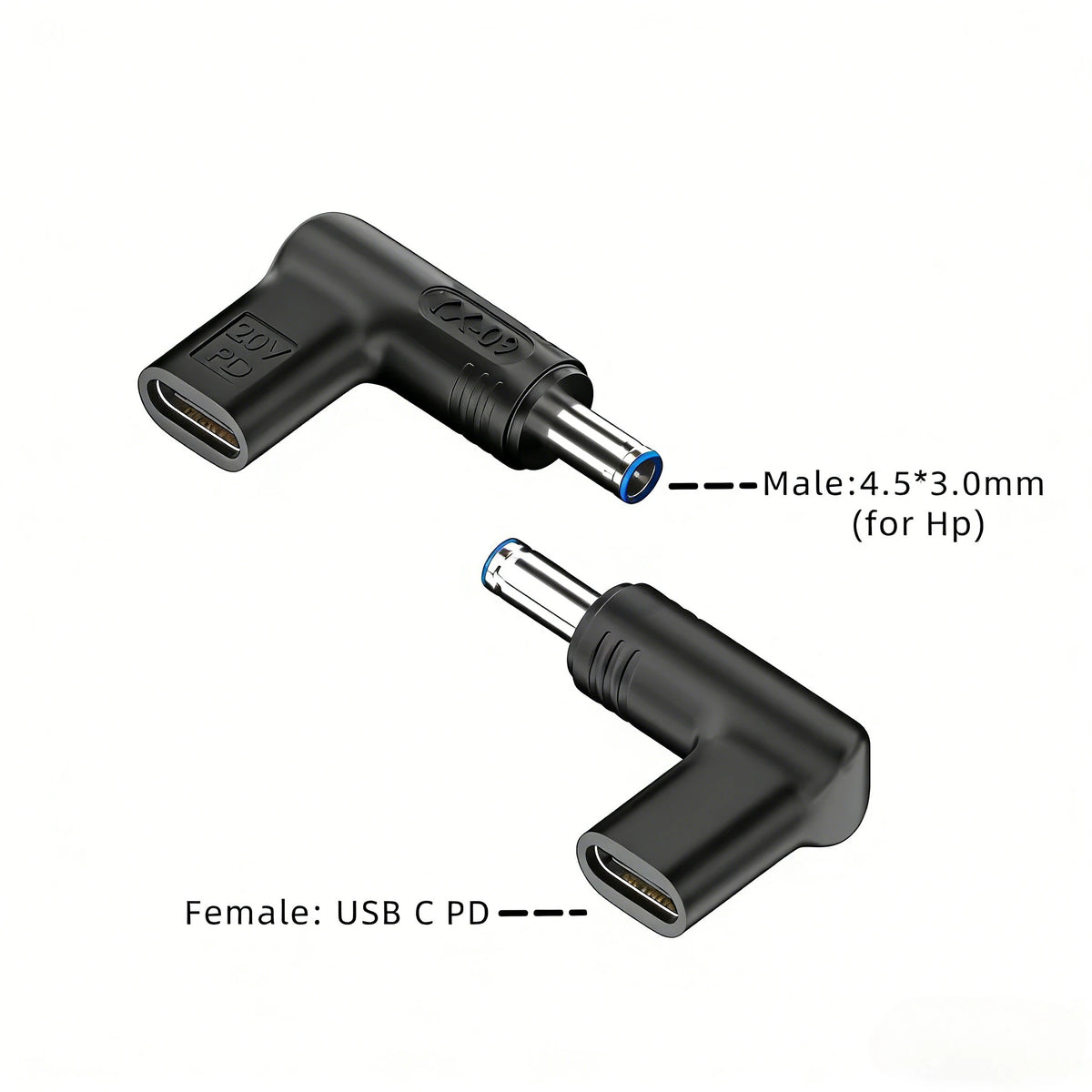PD 100W Type C to Universal Laptop Charger Converter for Asus Lenovo Hp Dell Acer Samsung USB C Fast Charger Adapter Connector