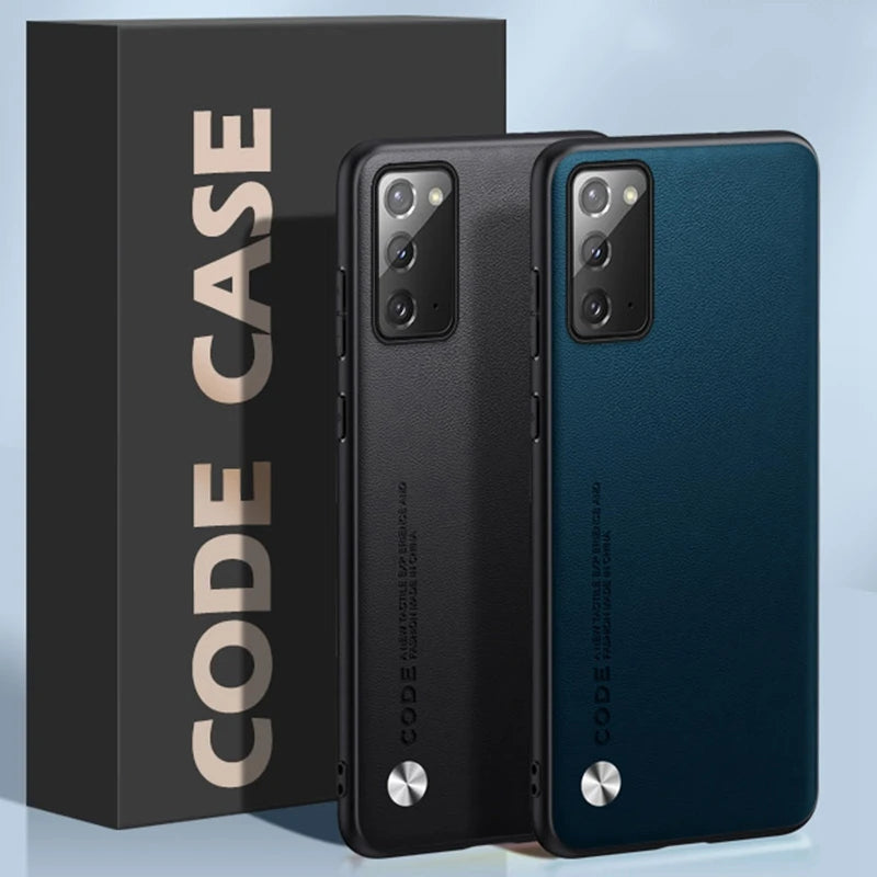 Case For Samsung Galaxy Note 20 Ultra Protective Cover Luxury Leather Phone Case For Samsung Note 20 Ultra 5G Silicone Coque