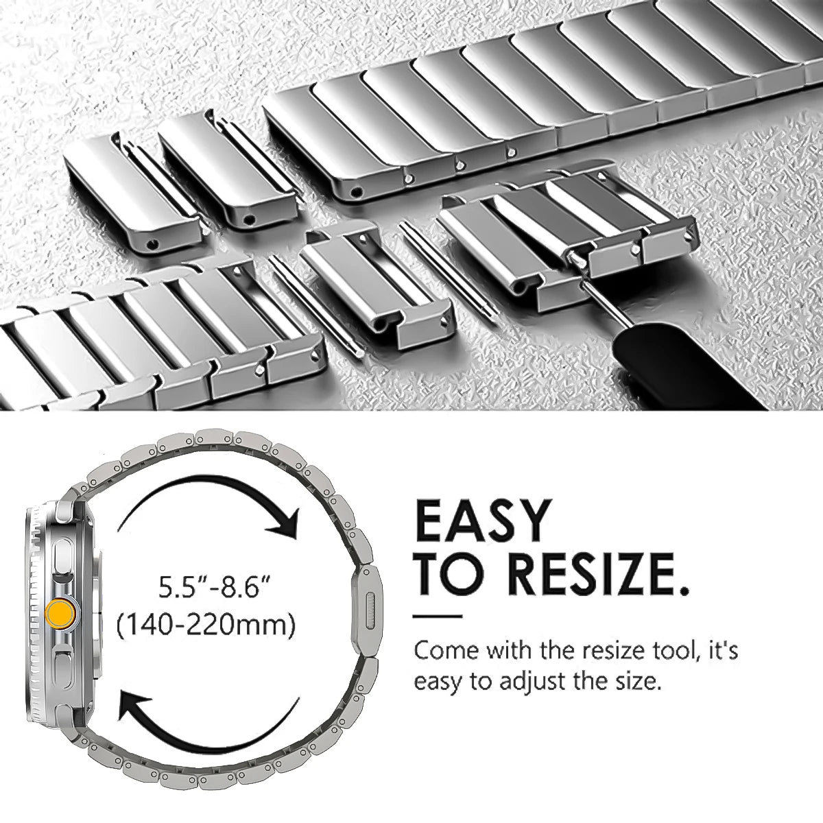Luxury Metal Band for Samsung Galaxy Watch8 40/44mm Magnetic Buckle Strap for Galaxy Watch 8Classic 46mm Wristband Bracelet