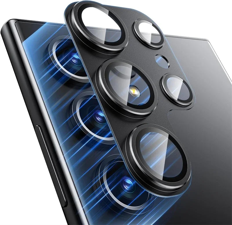 Metal Camera Lens Glass Protector for Samsung Galaxy S25 S24 S22 Ultra S23 Plus S25Ultra S25+ S 25 Glass Lens Cover Accessories