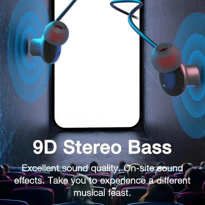 Wireless Headphones Neckband Bluetooth Earphone 180 Hours Long Battery With Microphone High Quality Headset For Sport
