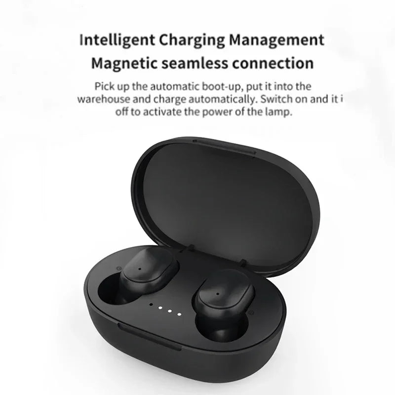 New A6S TWS Wireless Bluetooth Headphones Sports Earbuds Fone Bluetooth Headphones with Microphone