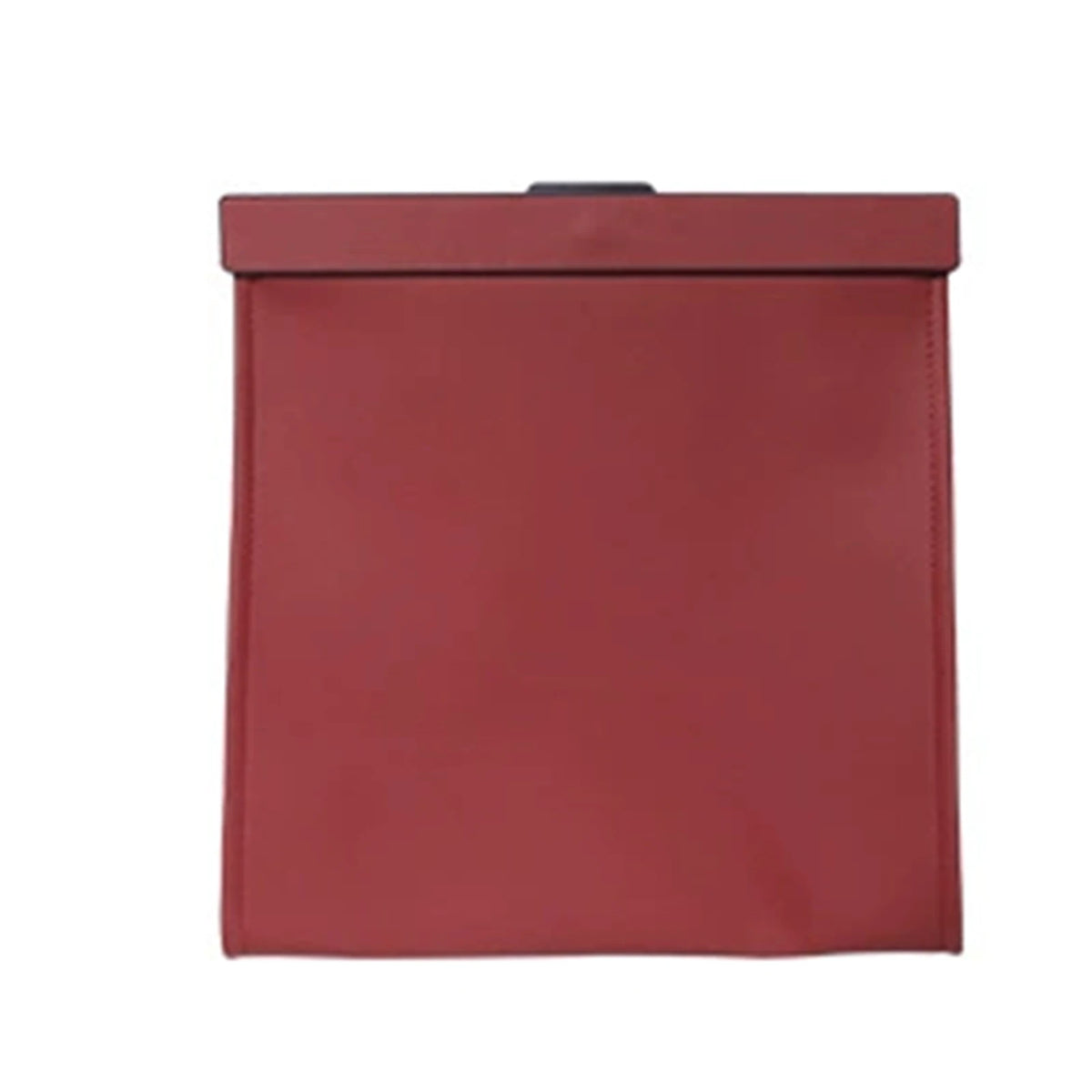 Magnetic Adsorption Car Garbage Bag Waterproof PU Leather Auto Back Seat Hanging Trash Bin for Car Interior Accessories