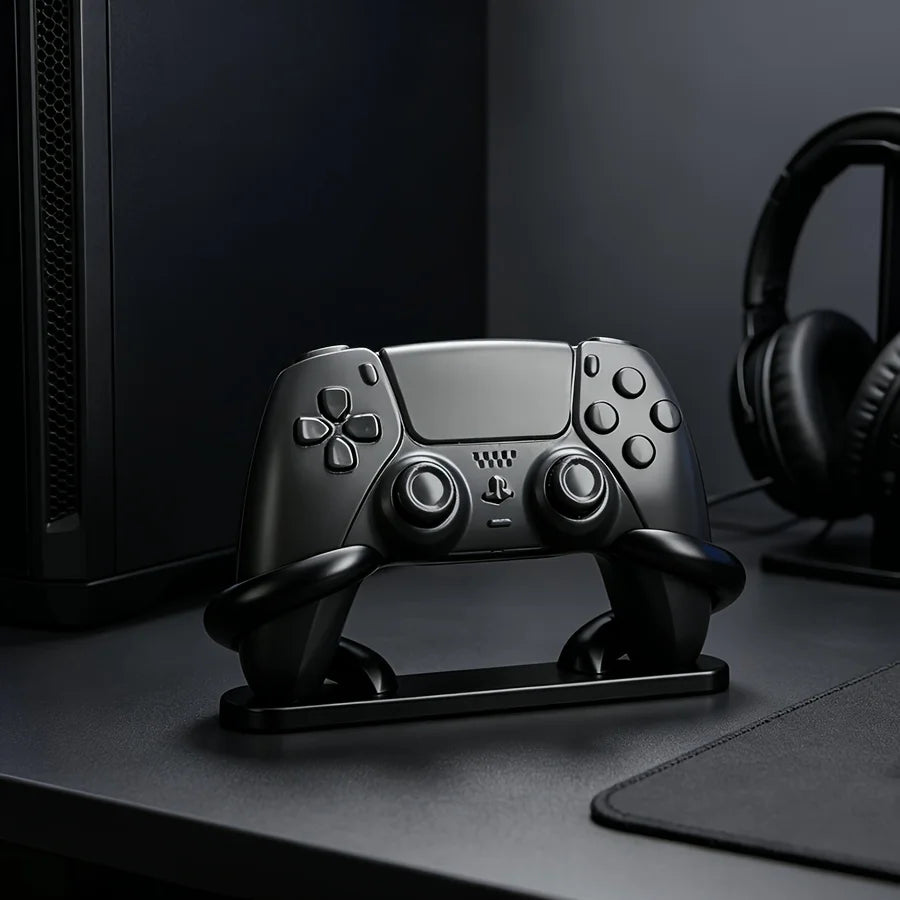 minimalism Game Controller Holder 3D Printed Anti-Slip Desk Stand Universal Gamepad Mount PS5 PS4 Xbox Gaming Desktop Organizer