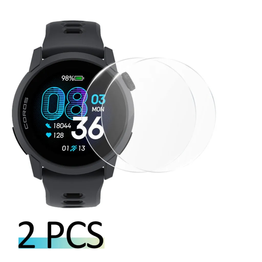 2.5D HD Clear Glass for Coros Pace 2 4 3 PRO Smartwatch 9H Ultra-Thin Durable Tempered Glass Screen Protector Scratch Resistan