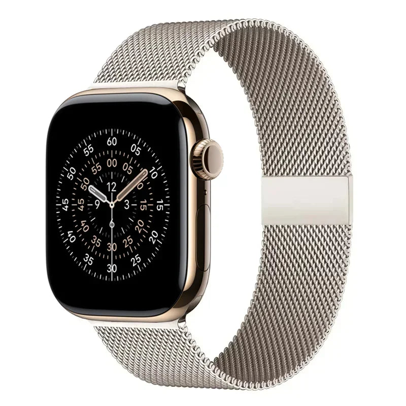 Milanese loop strap For Apple Watch band 11 46mm 44mm 40mm 41mm 42mm 45mm bracelet iwatch series 10 8 7 6 5 4 SE 9 Ultra 3 49mm