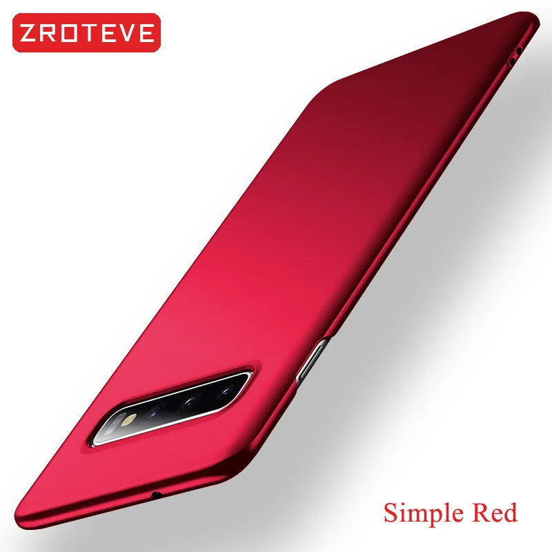 S10 Plus Case ZROTEVE Ultra Slim Hard PC Frosted Cover For Samsung Galaxy S10 E S8 S9 Plus S10E Lite 5G Shockproof Phone Cases
