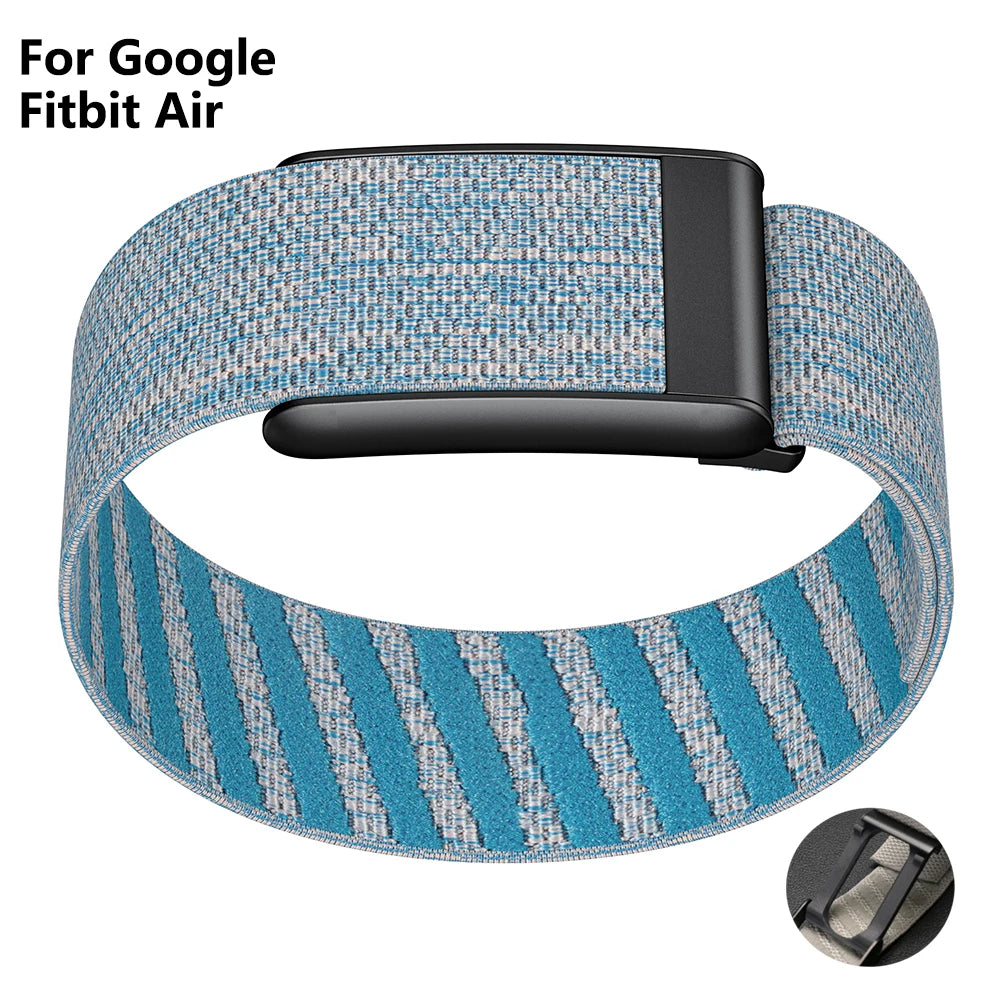 Nylon Loop Strap for Google Fitbit Air Change To Whoop 5.0 Sport Stretchy Watch Bracelet Soft Breathable Wristband for Women Men