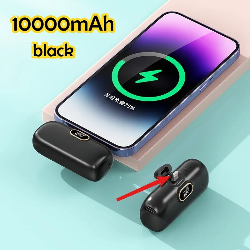 Mini Power Bank 10000mAh PowerBank Fast Charging Portable Charger for IPhone 17 16 14 13 12 Xiaomi Samsung Poco External Battery