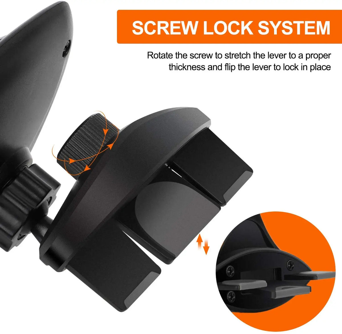 N50 Strong Magnetic Car Phone Holder Universal CD Slot Mobile Phone Holder Built-in 6 Strong Magnets 360 Rotating Vent Holder