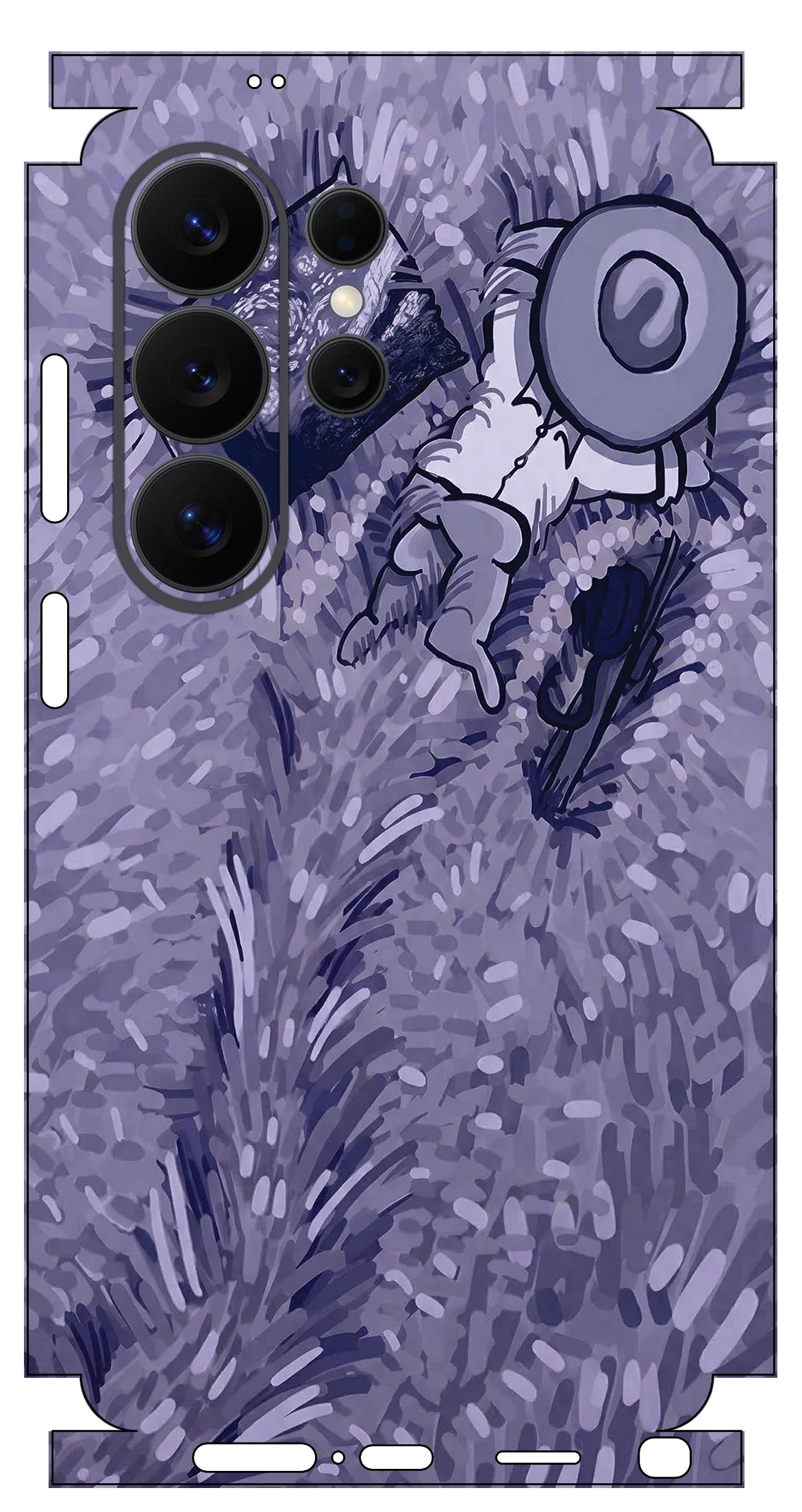 MIX002 Skins Grain Film Wrap Phone Back Sticker For SAMSUNG Galaxy S25 S26 Ultra S24 Plus S22 Ultra S22 S21 FE Film