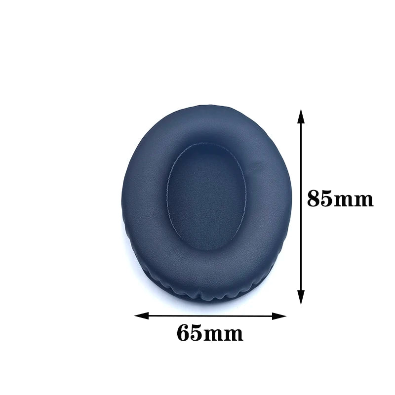 Oval Ear Pads For Headphones Covers Sponge Leather Foam Cushion 60*70 60*80 65*85 70*90 75*95 80*100 85*105 90*105 90*110 2pcs