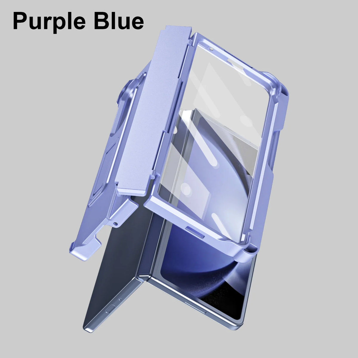 Suitable for Samsung Fold7/Fold6/Fold5/Fold4/Fold3 Stand, Stylus, Tempered Glass Full-Cover Protective Folding Phone Case
