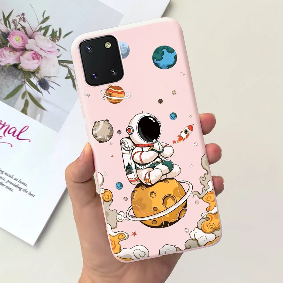 For Samsung Galaxy Note10 Lite Case SM-N770F 6.7'' Popular Candy Painted Cover Soft TPU Phone Case For Samsung Note 10 Lite Bags